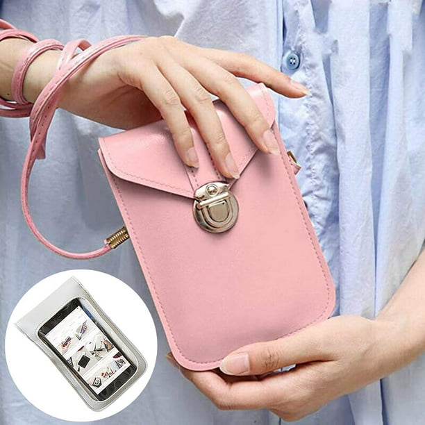 Details about   Women Cross-body Shoulder Bag Handbag Touch Screen Phone Pouch Bags Purse Wallet 